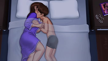 Kisah Musim Panas – Ibu Tiriku Yang Menggoda Mengoceh Dan Menggoda Bersamaku – Bagian 3