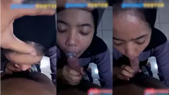 Gadis Manis Mengulum Batang Kejantananku
