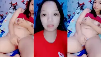 Mbak Nirmala Menggoda Dengan Omek Dua Jari Yang Menggairahkan