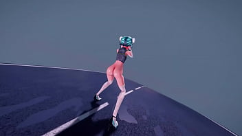 Miku Tiongkok Yang Menggoda Dengan Gerakan Mesum Di Mmd