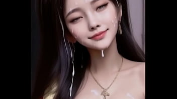 Gadis Hanfu Putih Diguyur Sperma, Tersipu Malu Dengan Senyum Genit