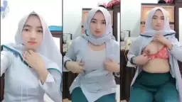 Perawat Berhijab Cantik Pamer Tubuh Seksi Dan Menggoda