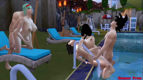 Susu Ibu Dan Istri Epi 4: Pesta Ranjang Di Kolam Bulma Dan Chichi, Istri-istri Cantik Berbagi Anak-anak Dan Mengadakan Orgy, Mereka Ditembak Dari Belakang Seperti Pelacur Dalam Hentai