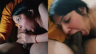 Istri Simpanan Merasakan Nafsu Liar Dengan Blowjob Ala India
