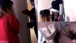 Prank Si Tukang Paket, Ngocok Sampai Merem Melek