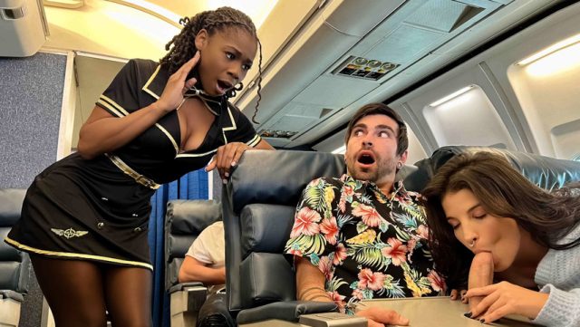 Brazzers – Jet Set Jizzers Jadi Muncrat Di Kelas Eksekutif