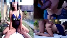 Liburan Berakhir Dengan Ngewe Liar Di Villa Outdoor.