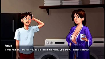 Ibu Tiri Nggak Ketinggalan Lihat Reaksiku (18+) | Adegan Terbaru Panas | Summertime Saga